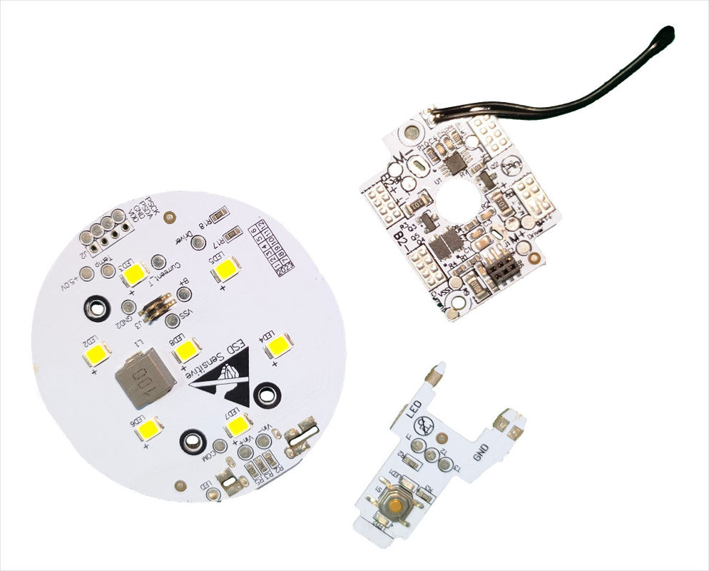 Alum Base Custom Printed Circuit Board For Car Air Pump Z Kablem FPC I 7 światłami LED