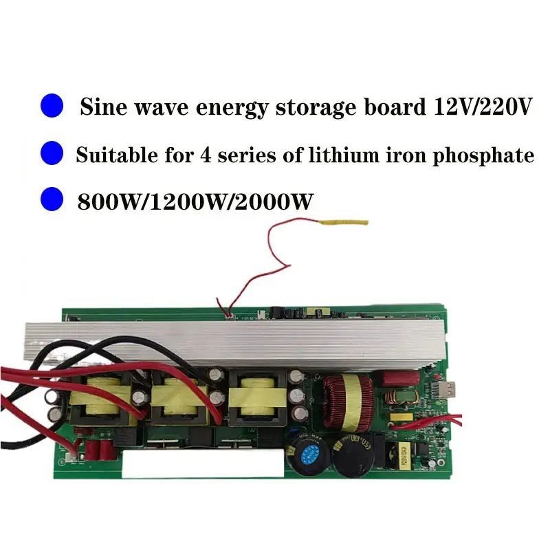 800W 1200W 2000W LiFePO4 Bateria Przechowywanie energii Zasilanie Inwerter Flex PCB Fabrykacja